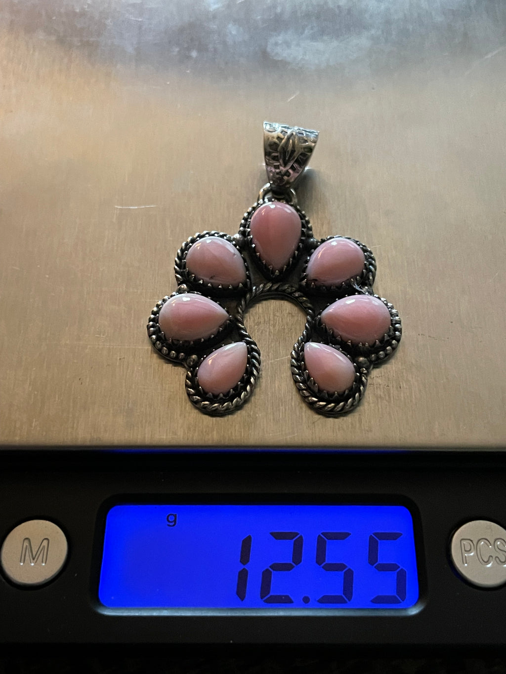 Pink Conch Naja Pendant | Sterling Silver 925 B858