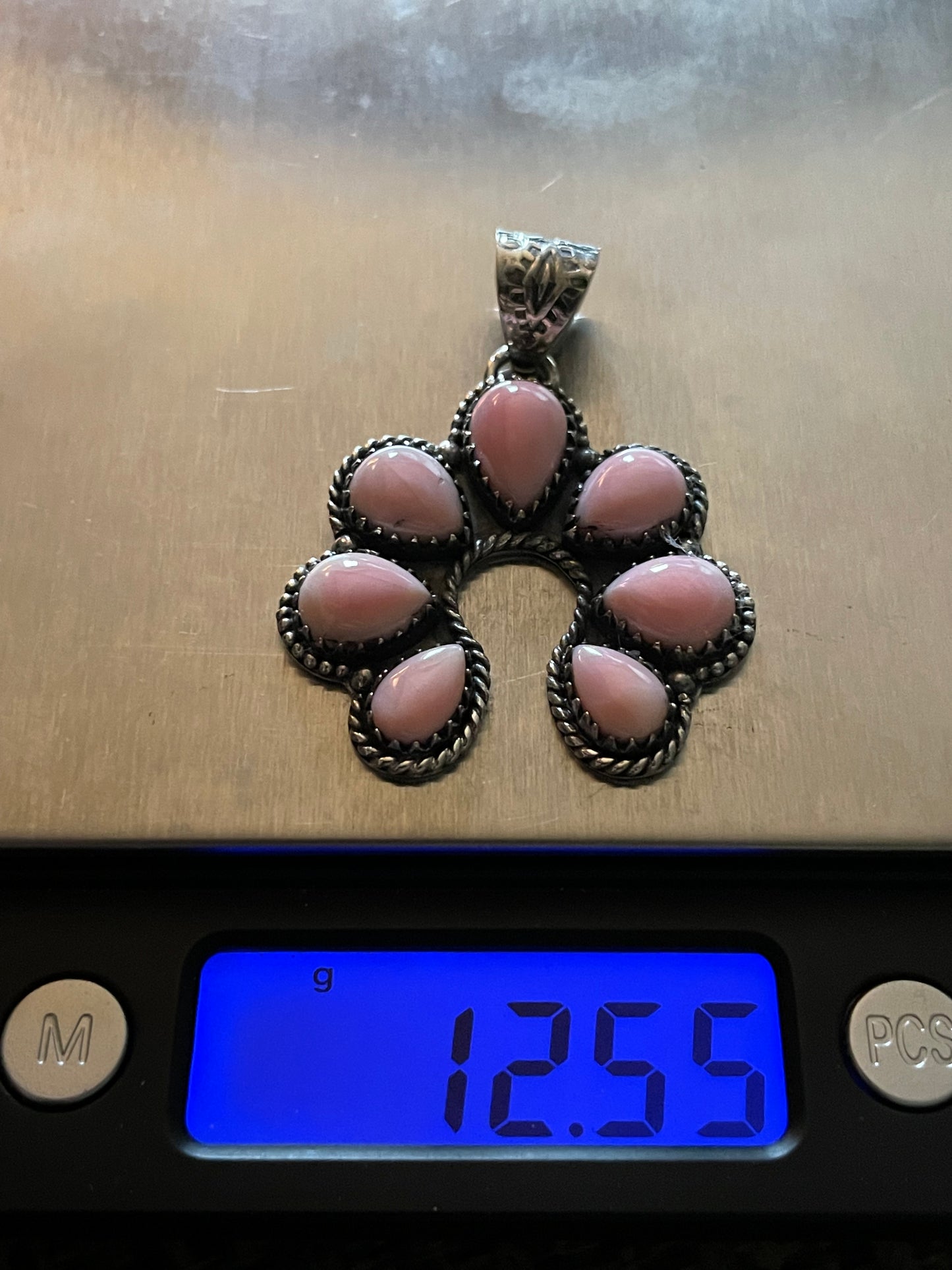 Pink Conch Naja Pendant | Sterling Silver 925 B858