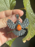 Spiny Oyster Thunderbird Pendant | Sterling Silver 925 B836