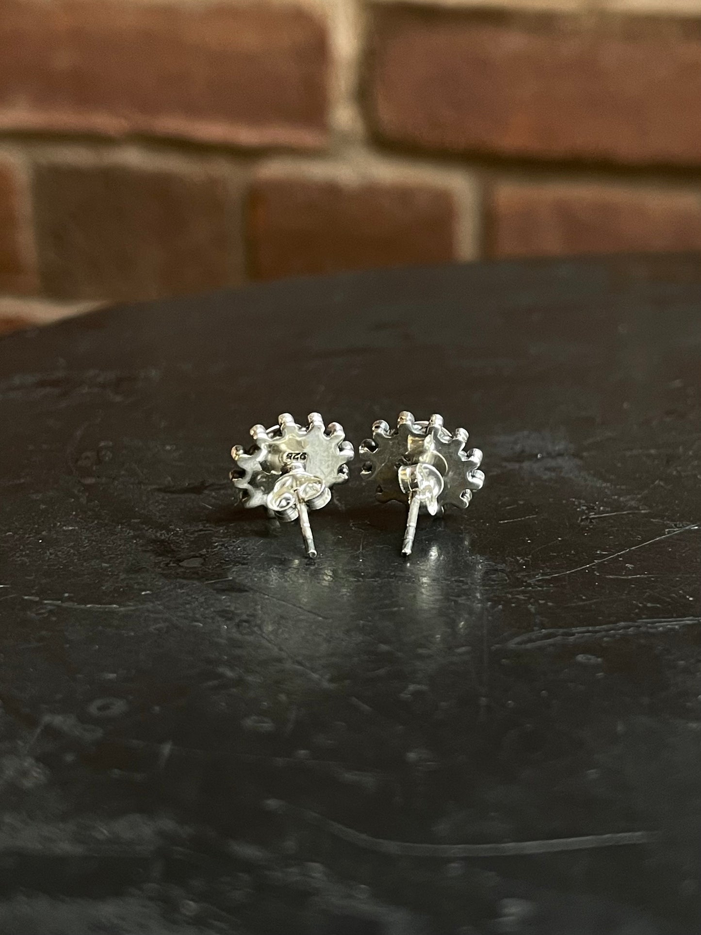 Pink Conch Stud Earrings | 925 Sterling Silver E794