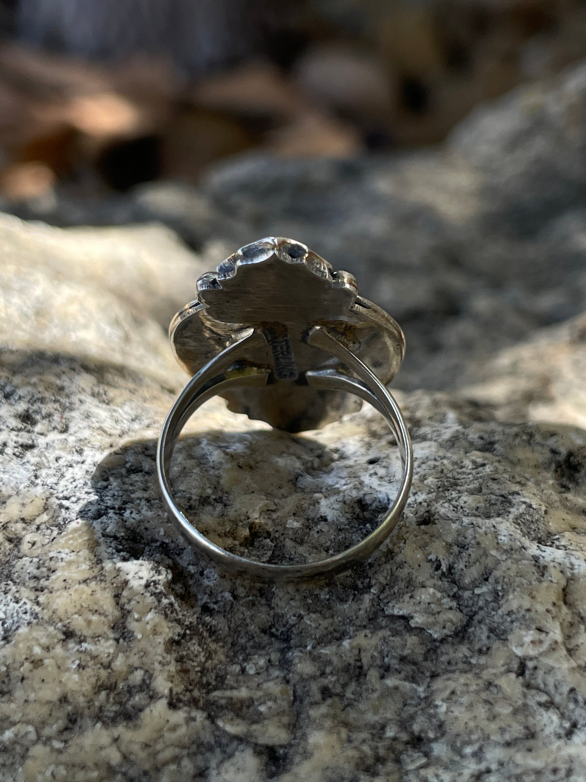 Spiny Oyster Statement Ring Size 7.25 | 925 Sterling Silver D267
