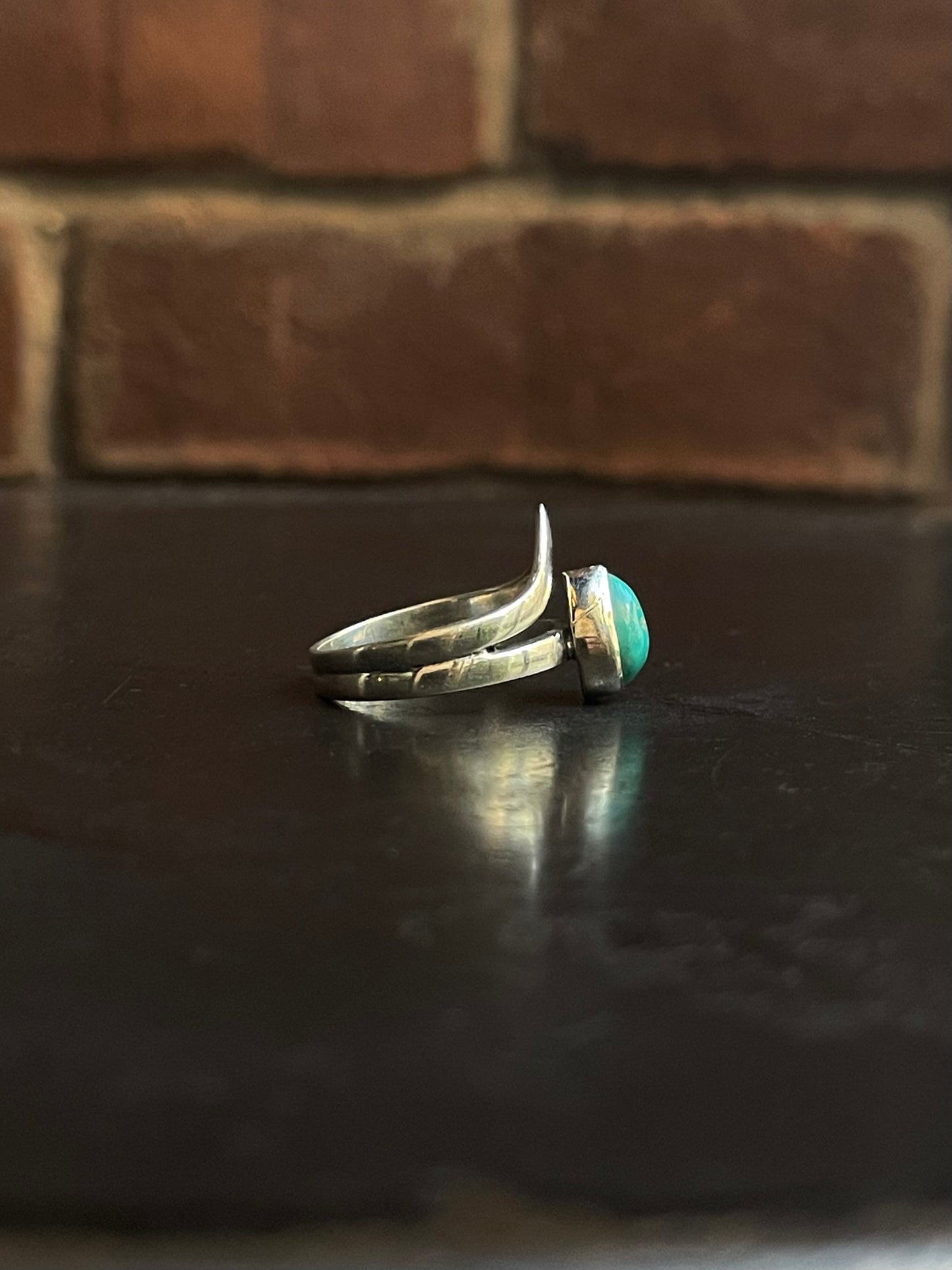 Kingman Turquoise Ring | Sterling Silver | Size 7 G377