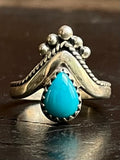 Kingman Turquoise Ring Size 8 | 925 Sterling Silver G519