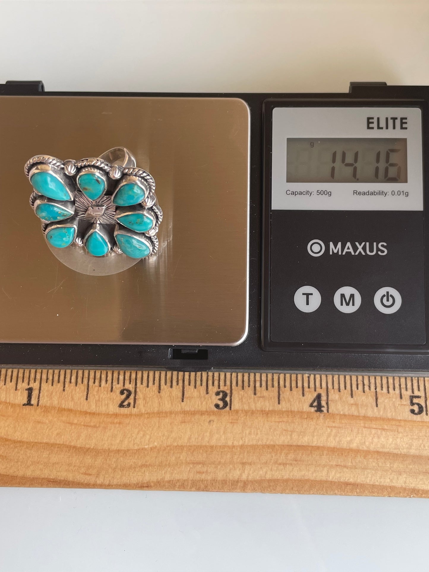 Kingman Turquoise Ring Size 6 | 925 Sterling Silver G471