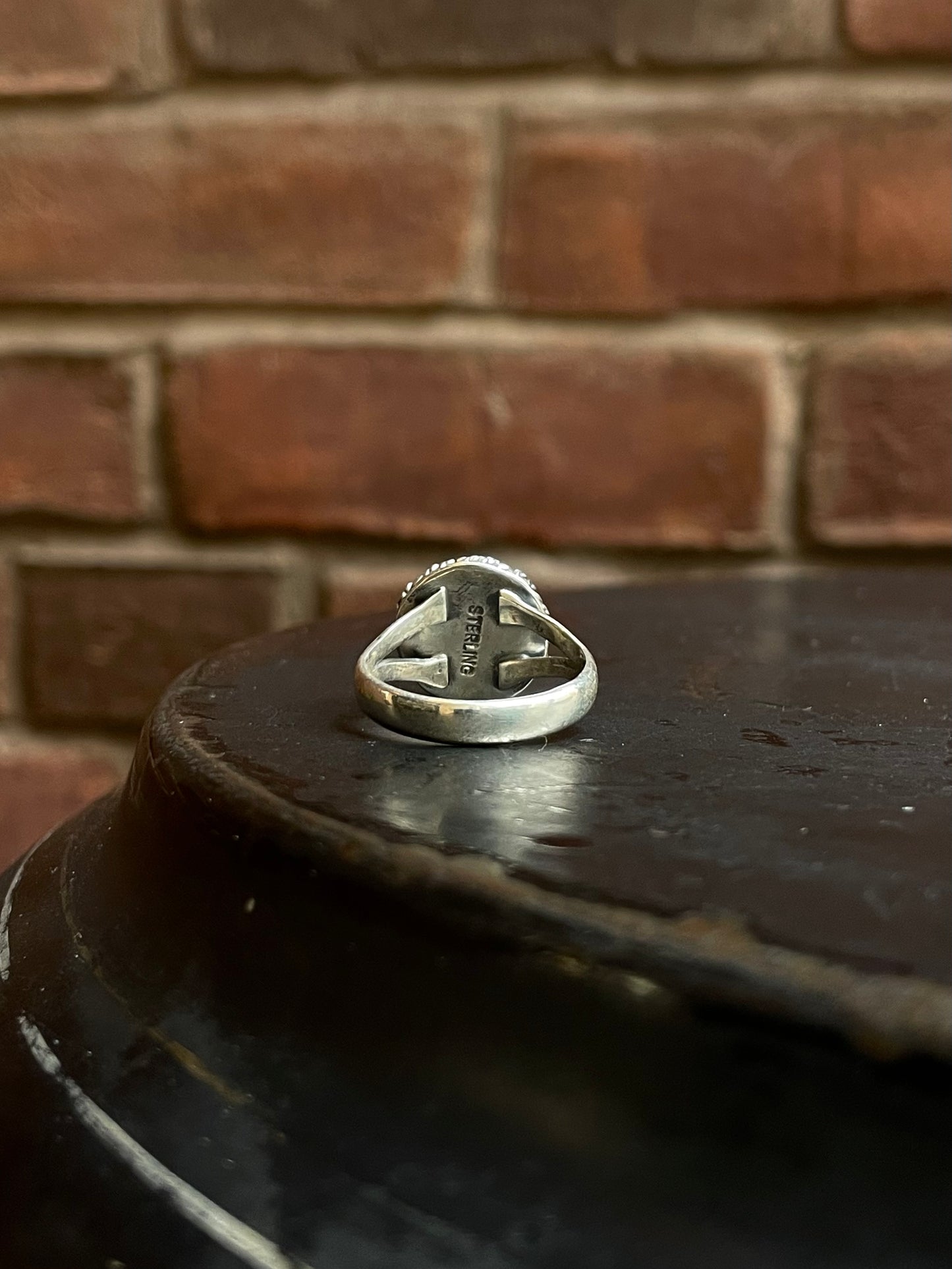 Pink Conch Ring Size 9 | 925 Sterling Silver E756