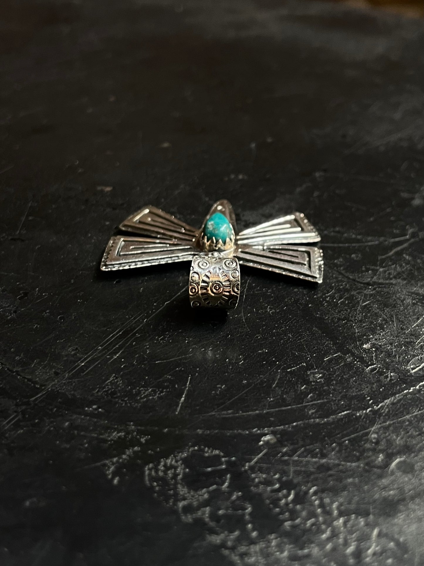 Turquoise Butterfly Pendant | 925 Sterling Silver E270