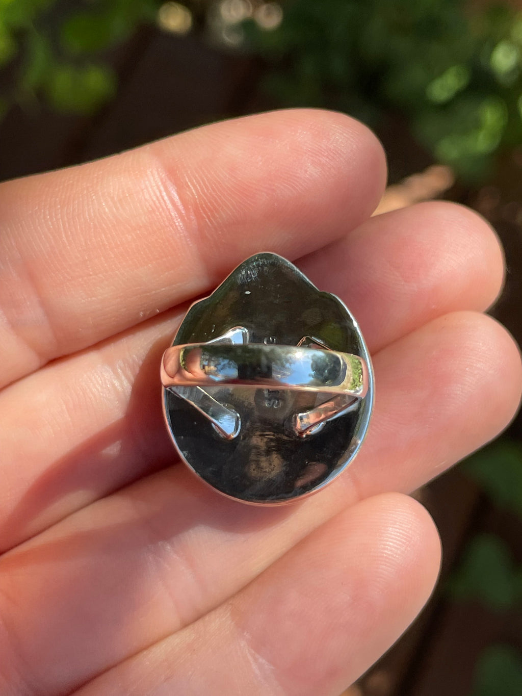 Pink Conch Ring | 925 Sterling Silver | Handmade Size 6 B112