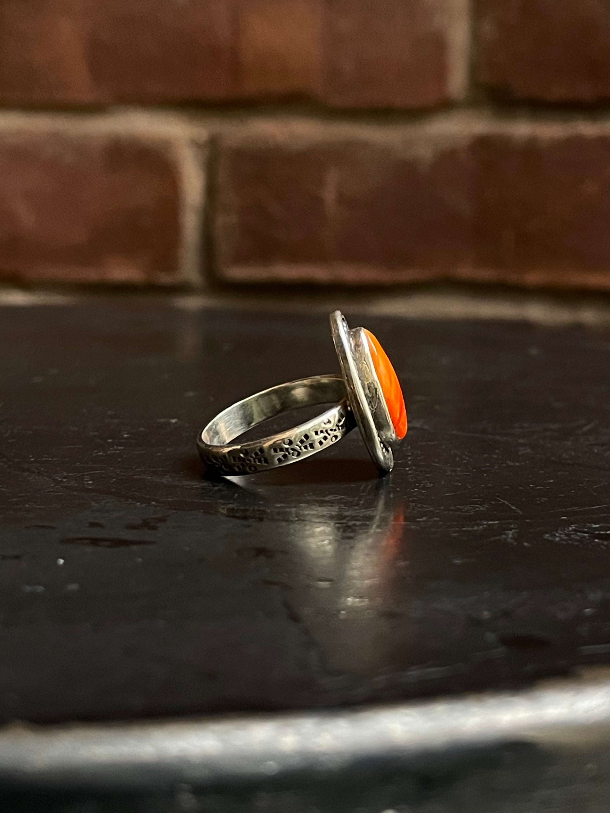 Spiny Oyster Ring Size 8.75 | 925 Sterling Silver G217