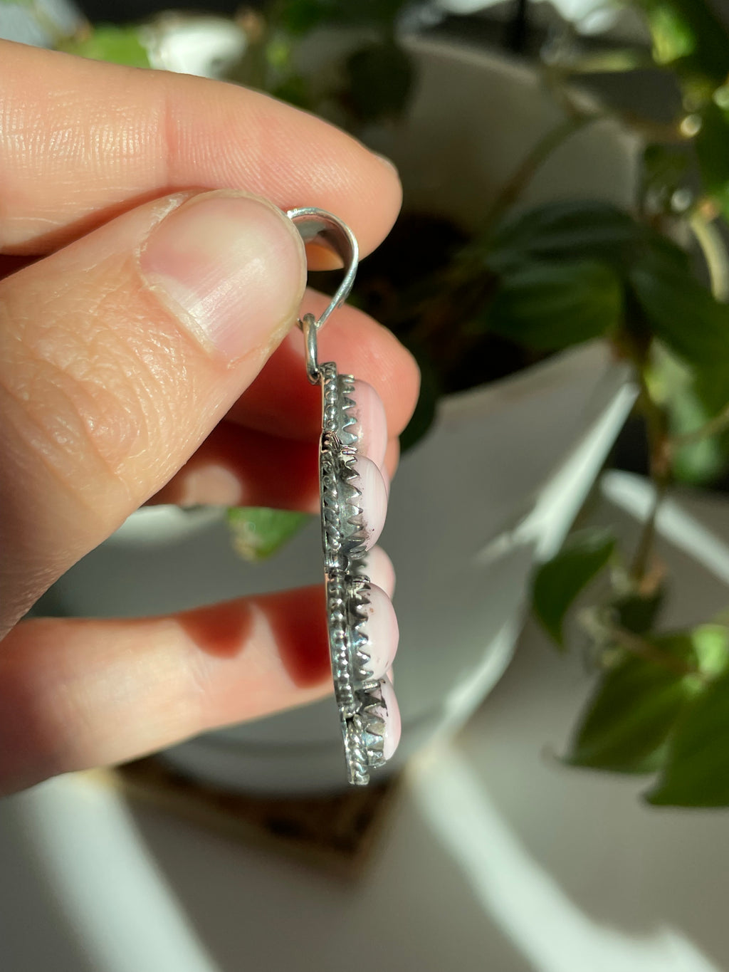 Pink Conch Naja Pendant | Sterling Silver 925 B811