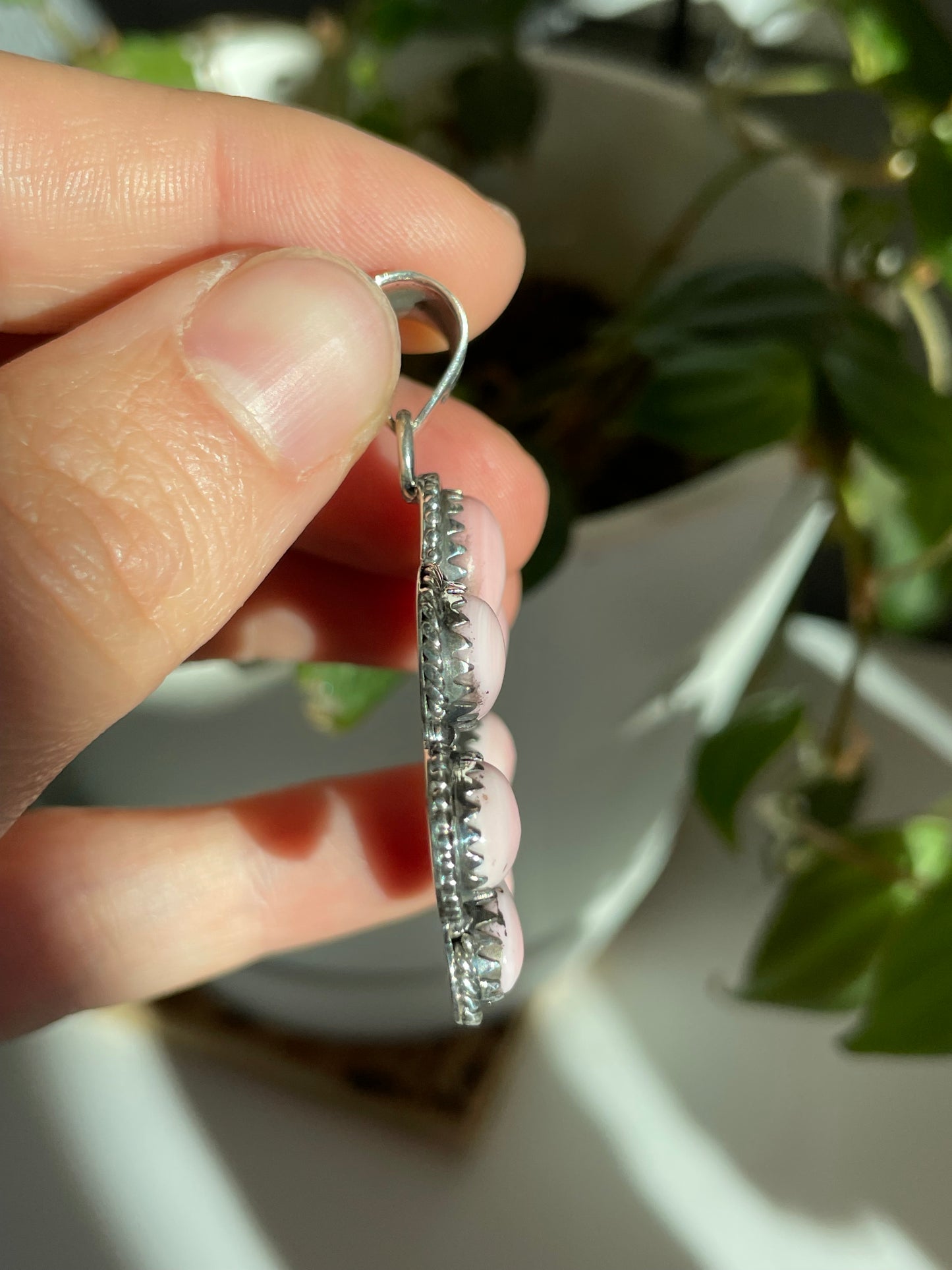 Pink Conch Naja Pendant | Sterling Silver 925 B811