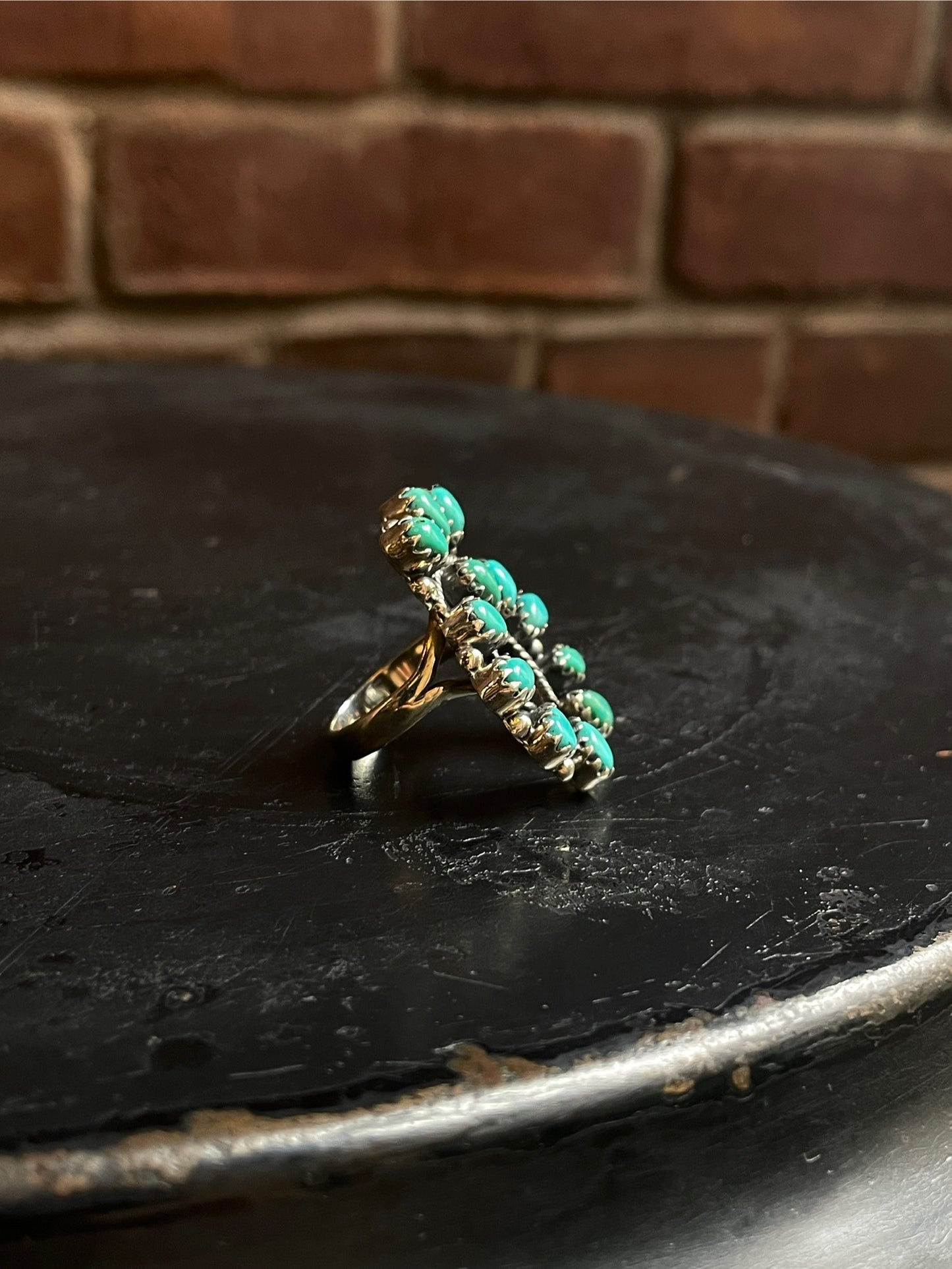 Turquoise Naja Ring Size 6.75 | 925 Sterling Silver C931