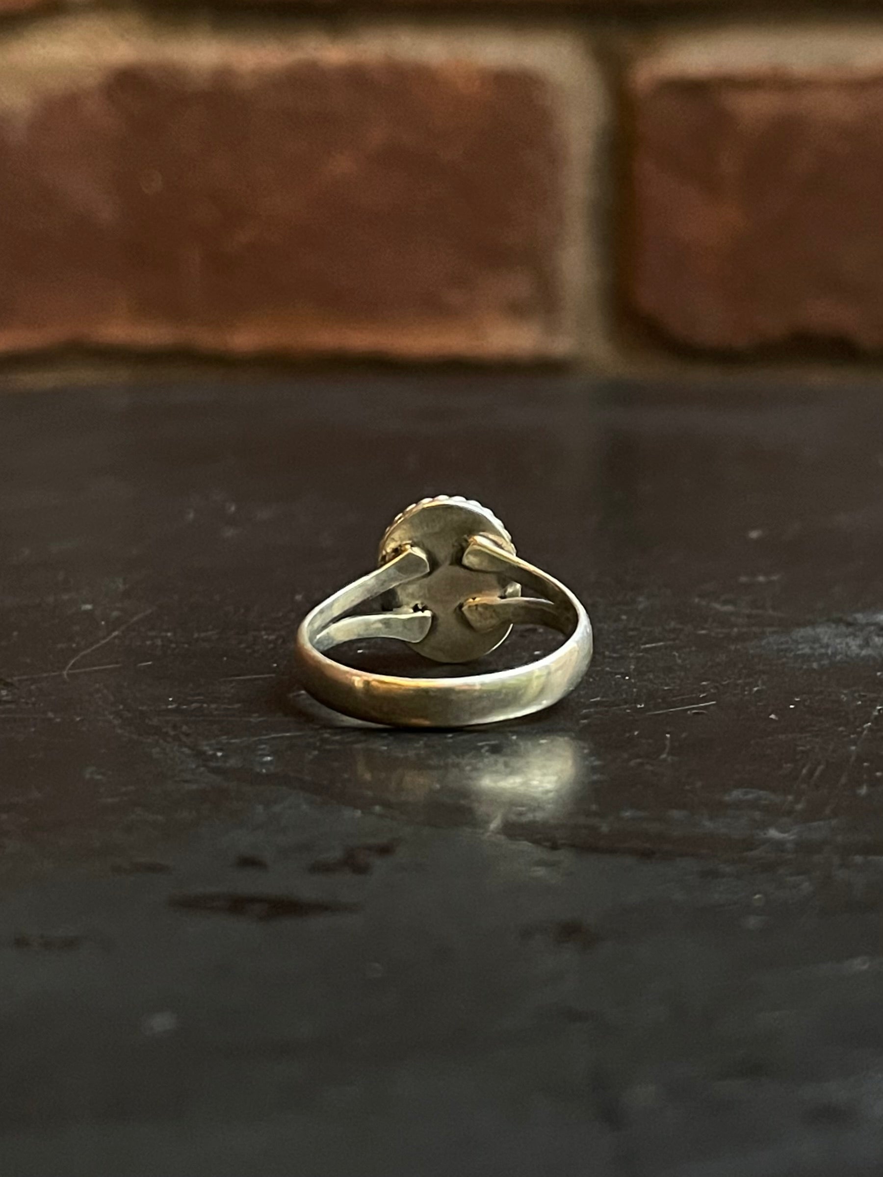 Black Onyx Ring | Sterling Silver | Size 7 G330