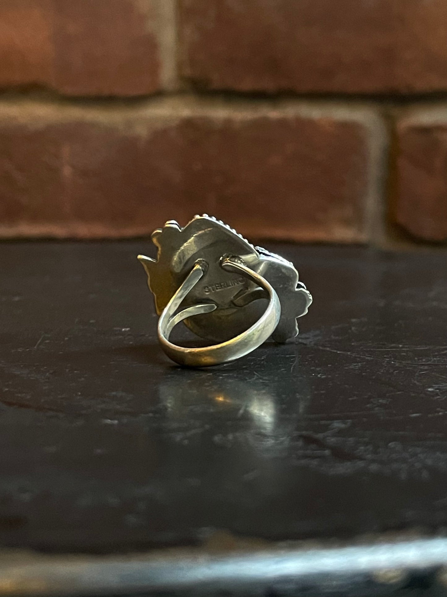 Turquoise Tear Drop Ring Size 8 | 925 Sterling Silver G266