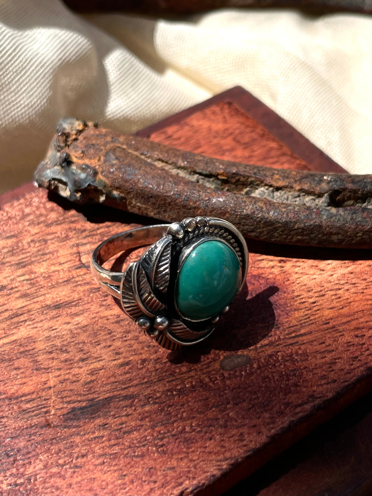 Turquoise Ring Size 9 | 925 Sterling Silver C925