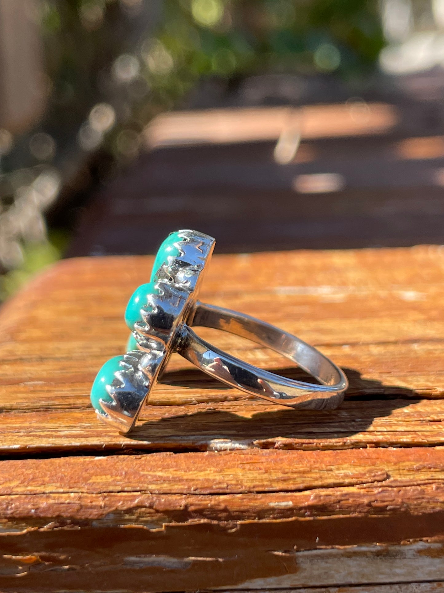 Turquoise Naja Ring Size 6 | 925 Sterling Silver B931