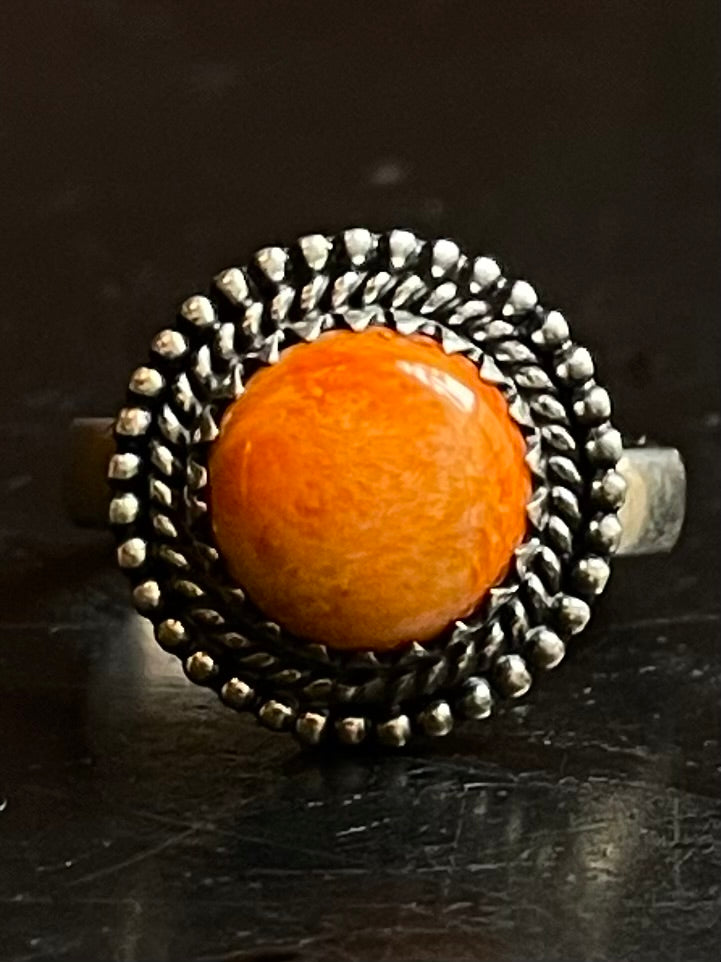 Spiny Oyster Ring Size 8 | 925 Sterling Silver G195
