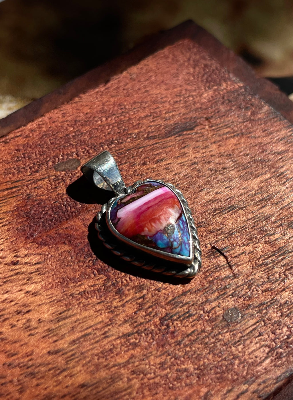 Dahlia Heart Pendant | 925 Sterling Silver | D336