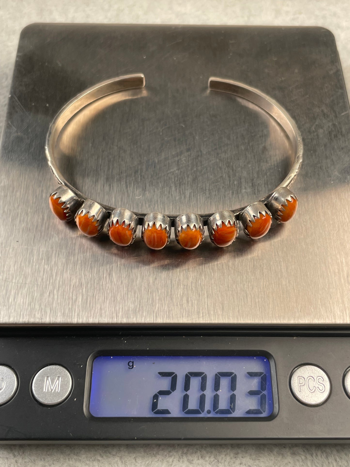 Spiny Oyster Row Cuff Bracelet | 925 Sterling Silver D145