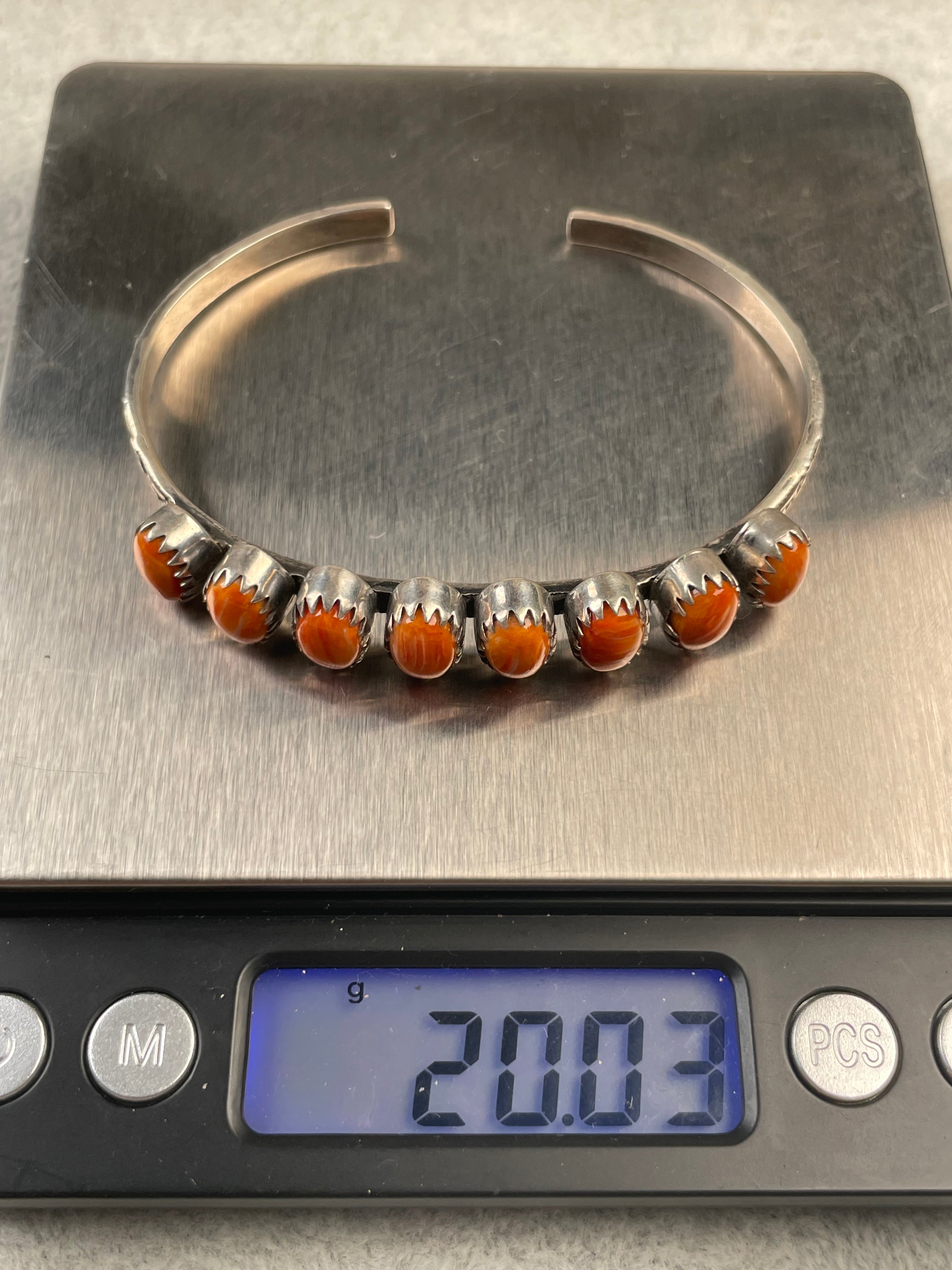 Spiny Oyster Row Cuff Bracelet | 925 Sterling Silver D145