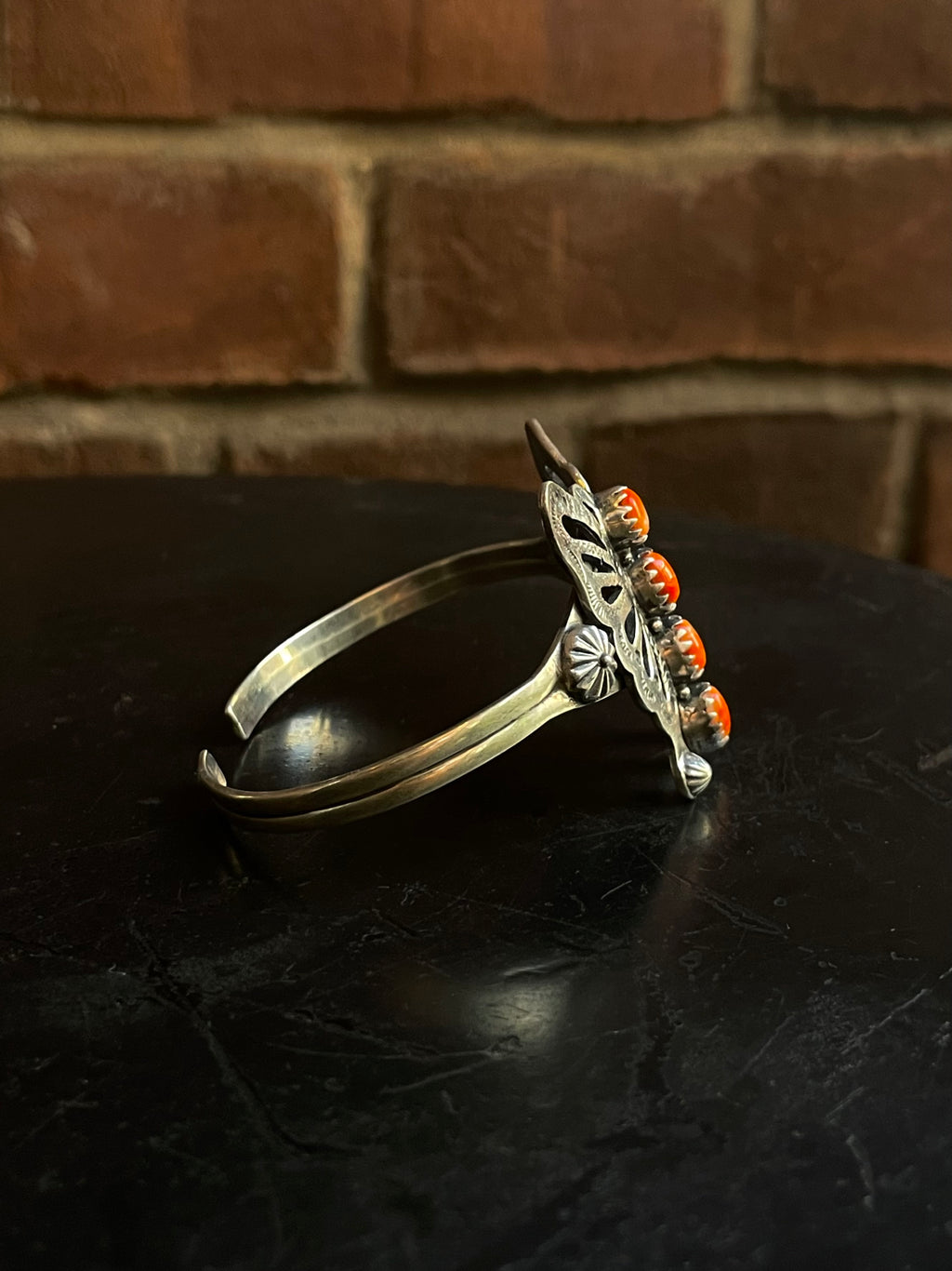 Spiny Oyster Butterfly Cuff Bracelet | 925 Sterling Silver G678