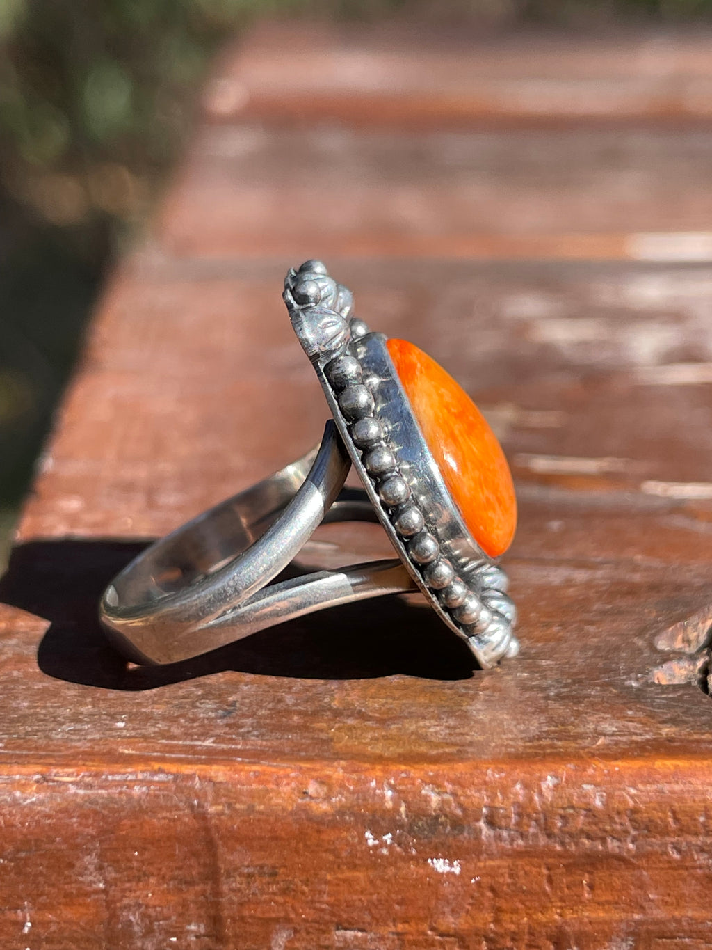 Spiny Oyster Ring Size 6 | 925 Sterling Silver Southwest B994