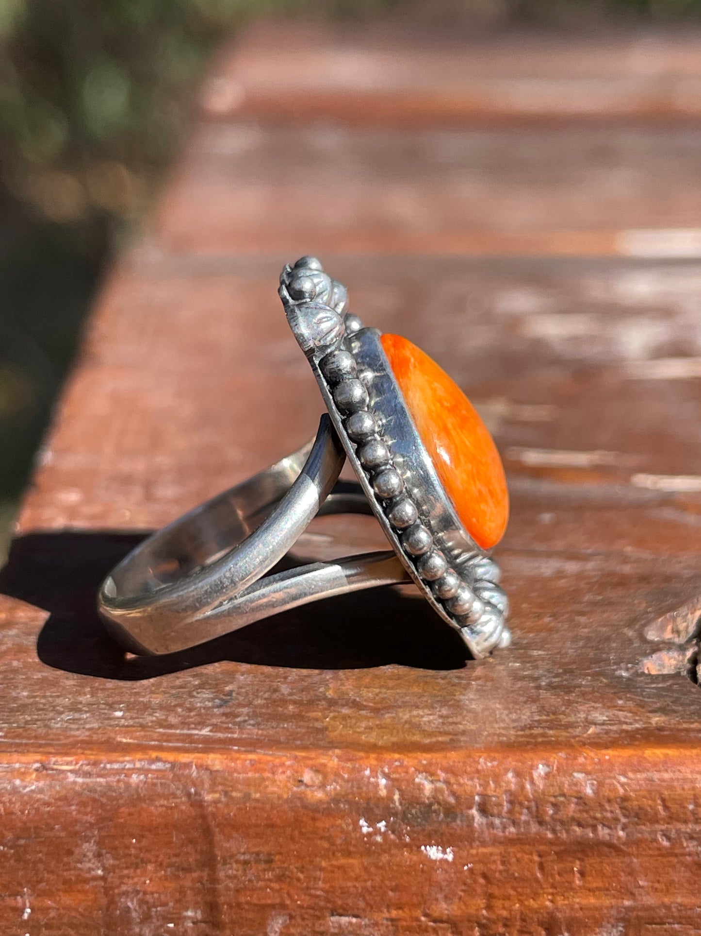 Spiny Oyster Ring Size 6 | 925 Sterling Silver Southwest B994