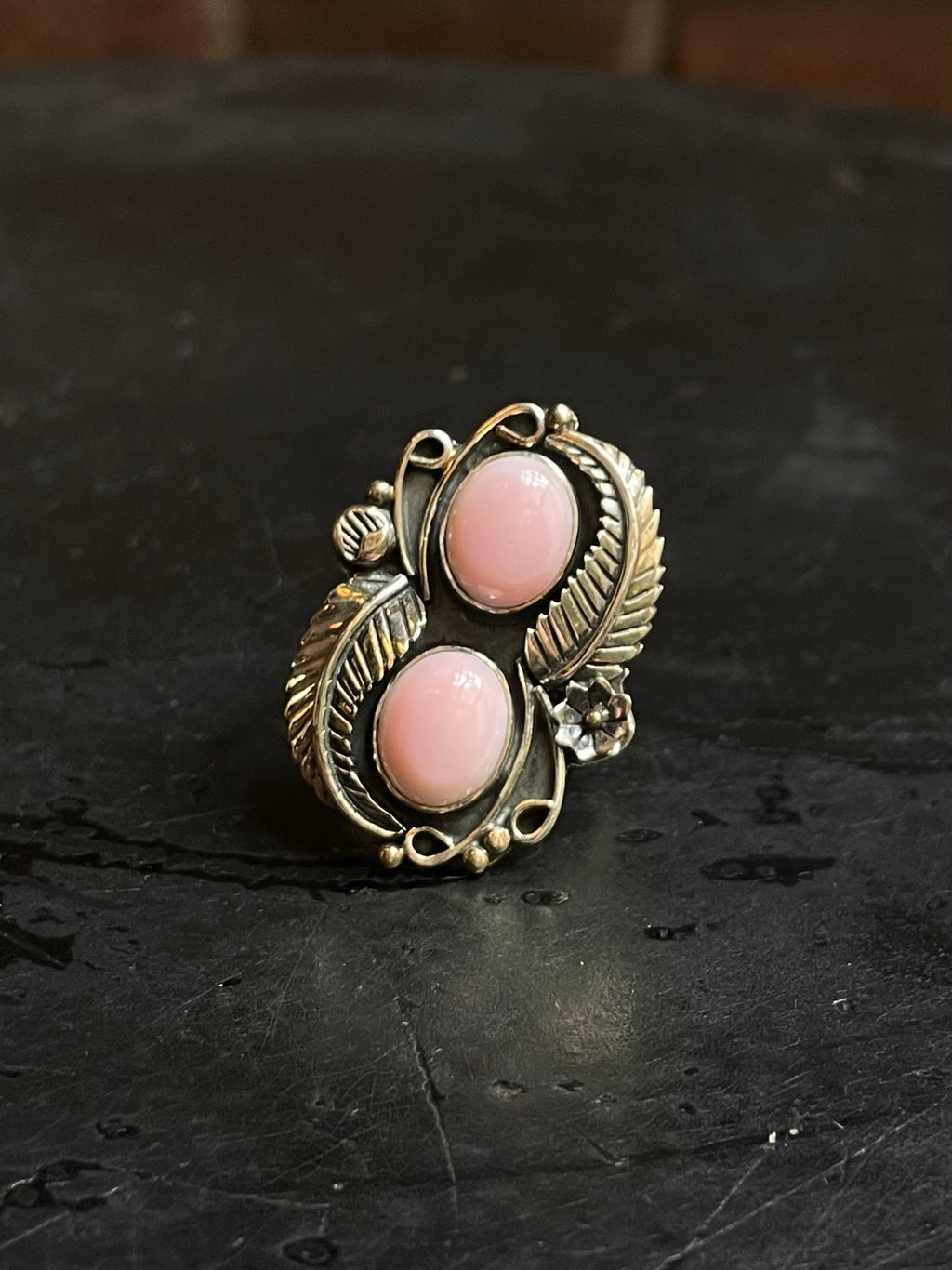 Pink Conch Ring | 925 Sterling Silver | Size 9.5 E162