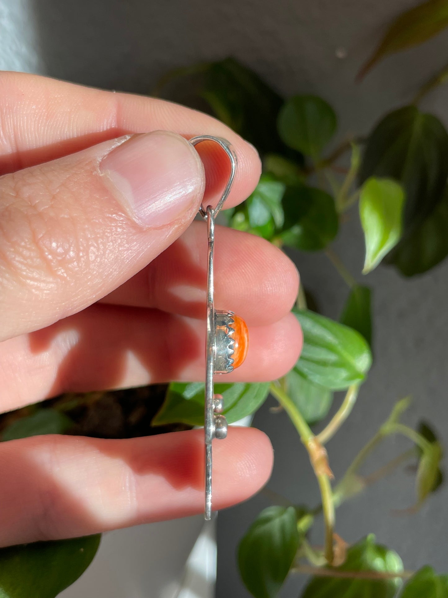 Spiny Oyster Thunderbird Pendant | Sterling Silver 925 B822