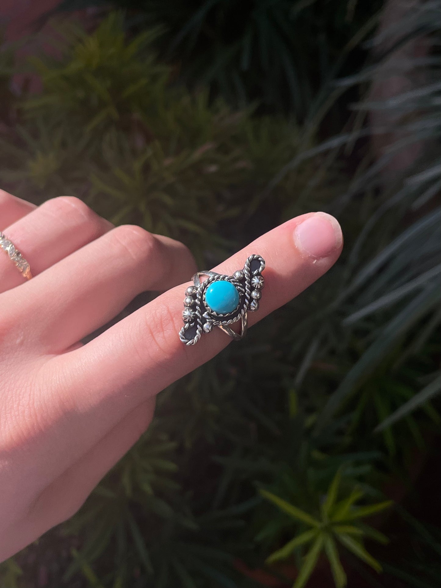 Turquoise Ring Size 6.5 | 925 Sterling Silver C880