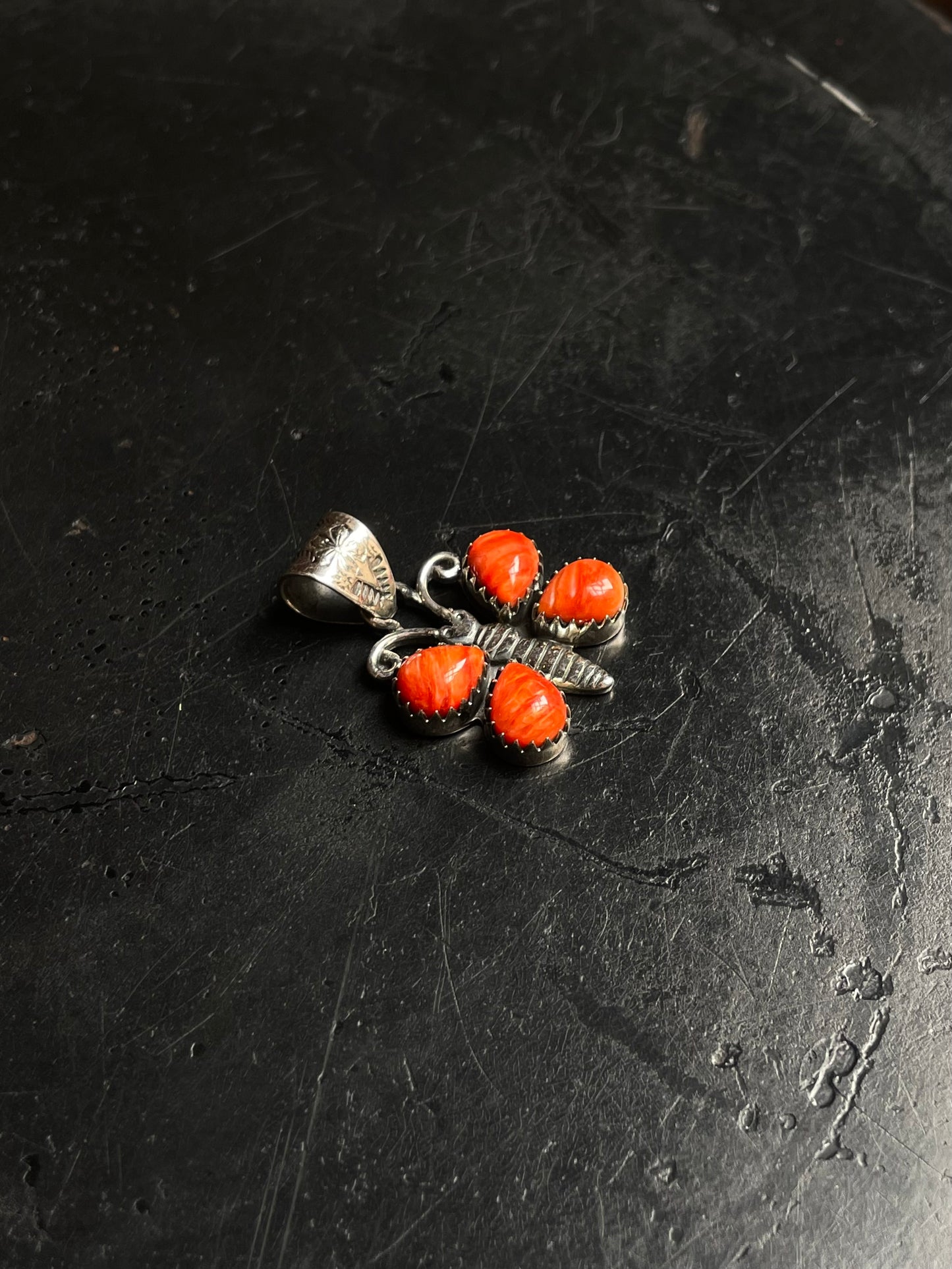 Spiny Oyster Butterfly Pendant | 925 Sterling Silver C961