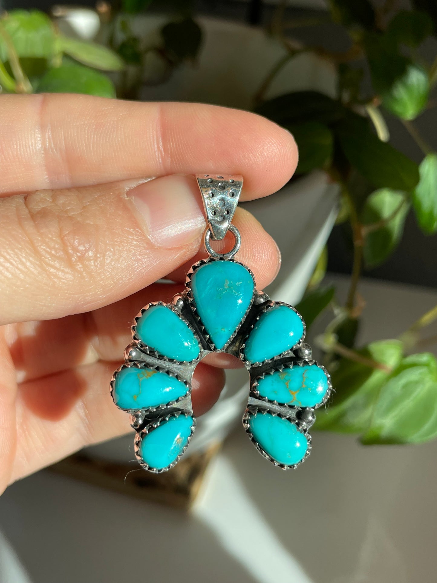 Turquoise Naja Pendant | Sterling Silver 925 B790