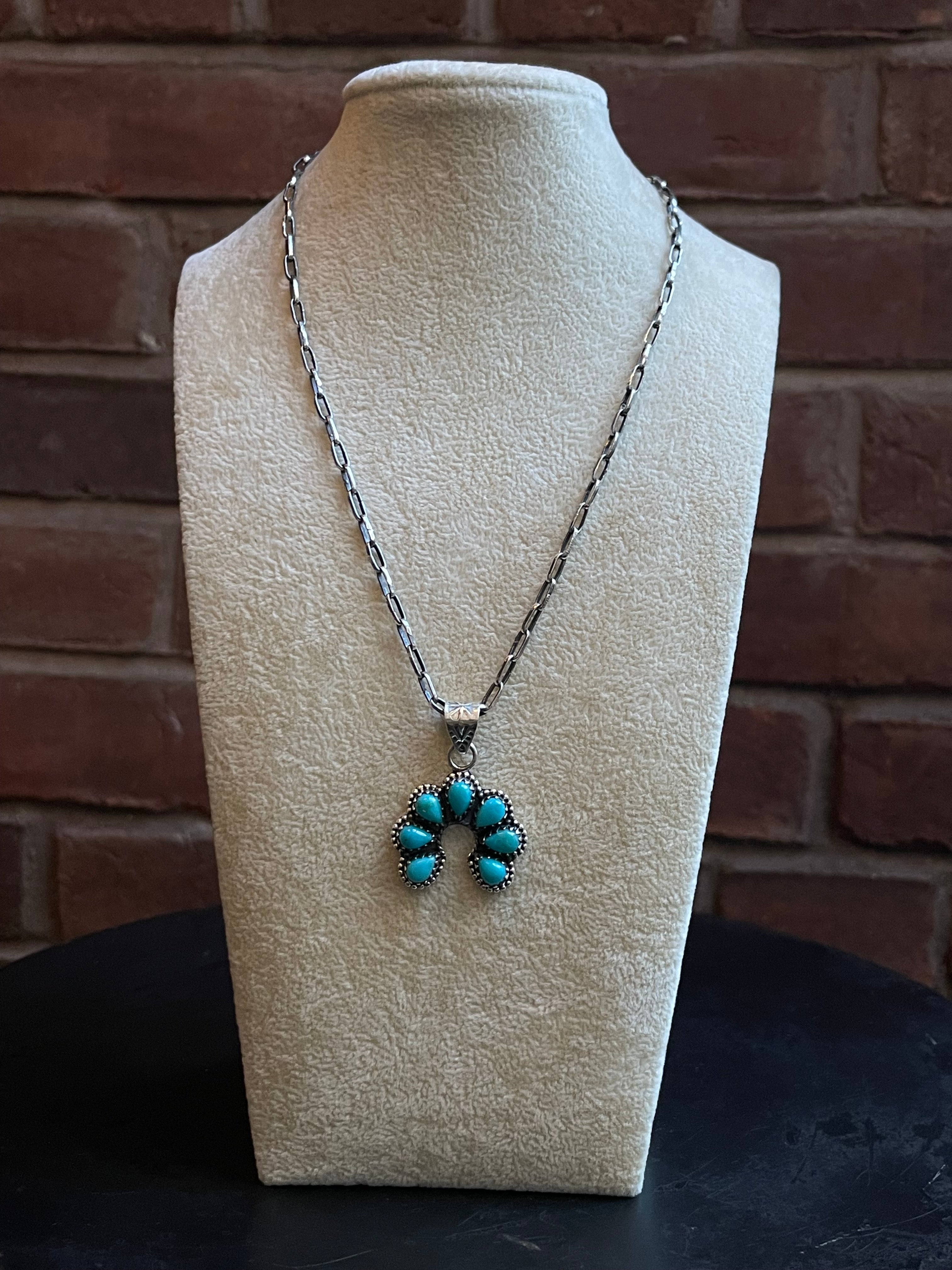 Turquoise Naja Pendant | 925 Sterling Silver E237