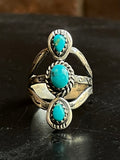 Kingman Turquoise Ring Size 10 | 925 Sterling Silver G510