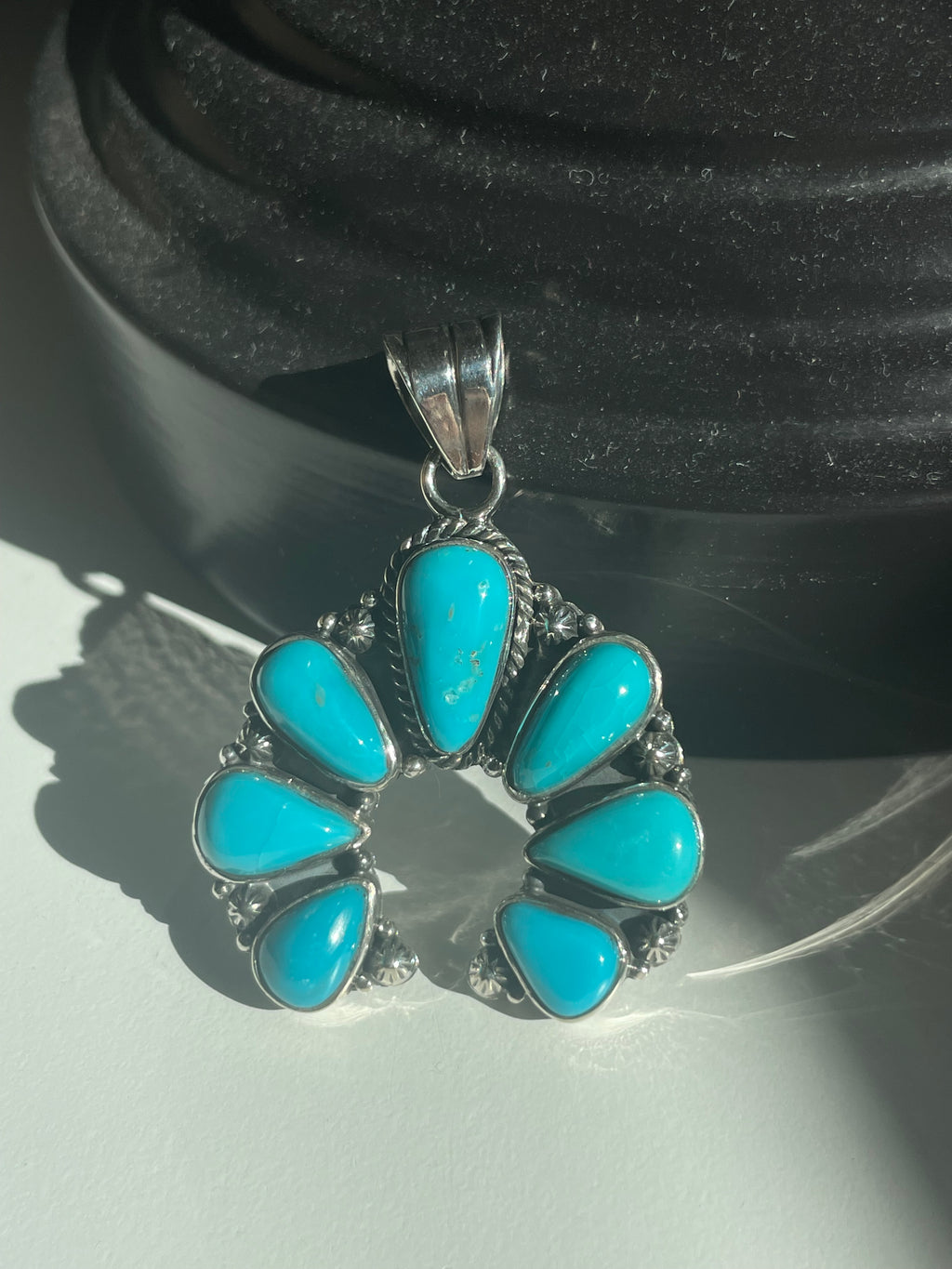 Turquoise Naja Pendant | Sterling Silver 925 B839