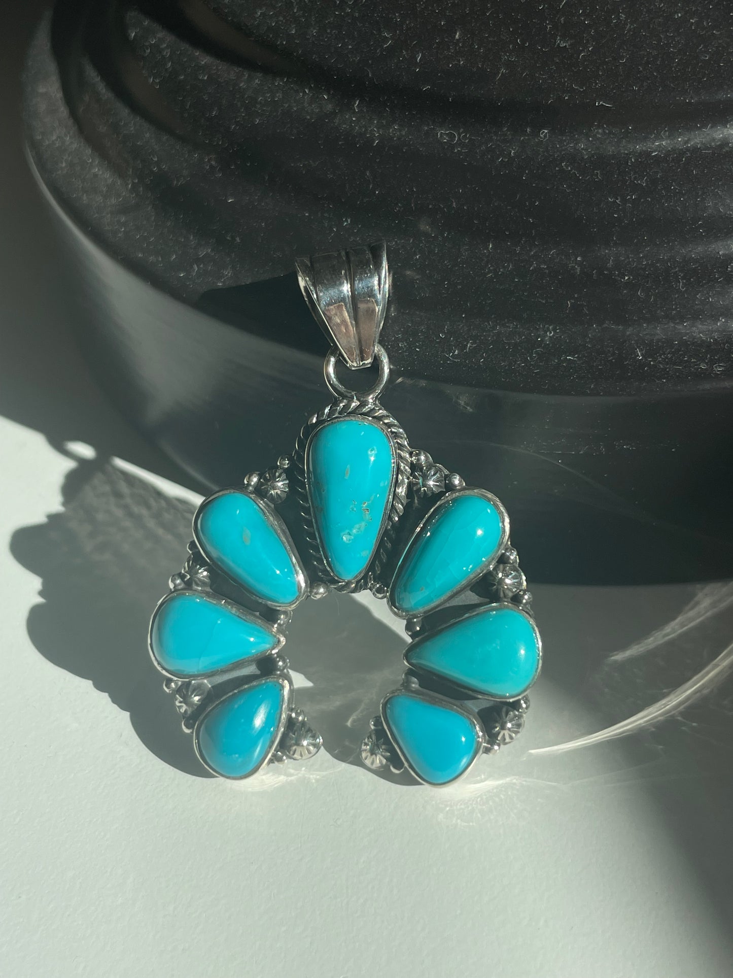 Turquoise Naja Pendant | Sterling Silver 925 B839