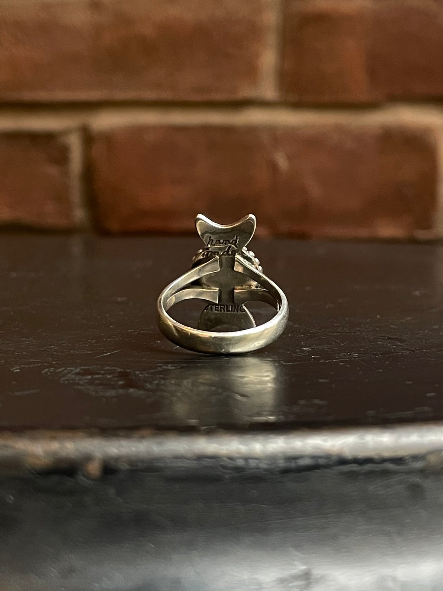 Pink Conch Ring Size 8 | 925 Sterling Silver G158