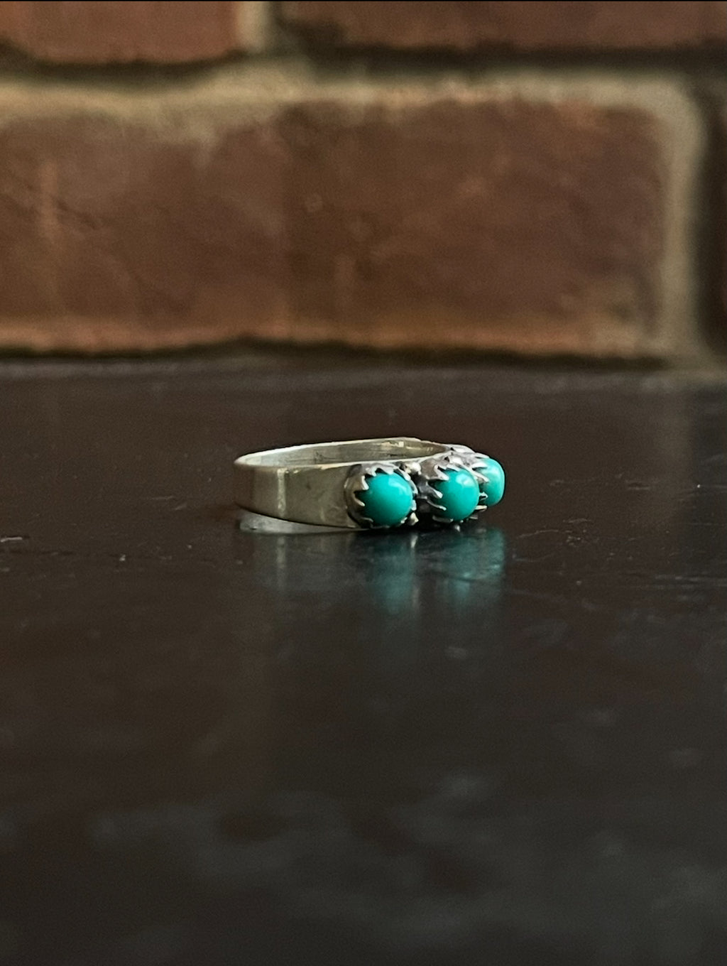 Kingman Turquoise Ring | Sterling Silver | Size 6 G370