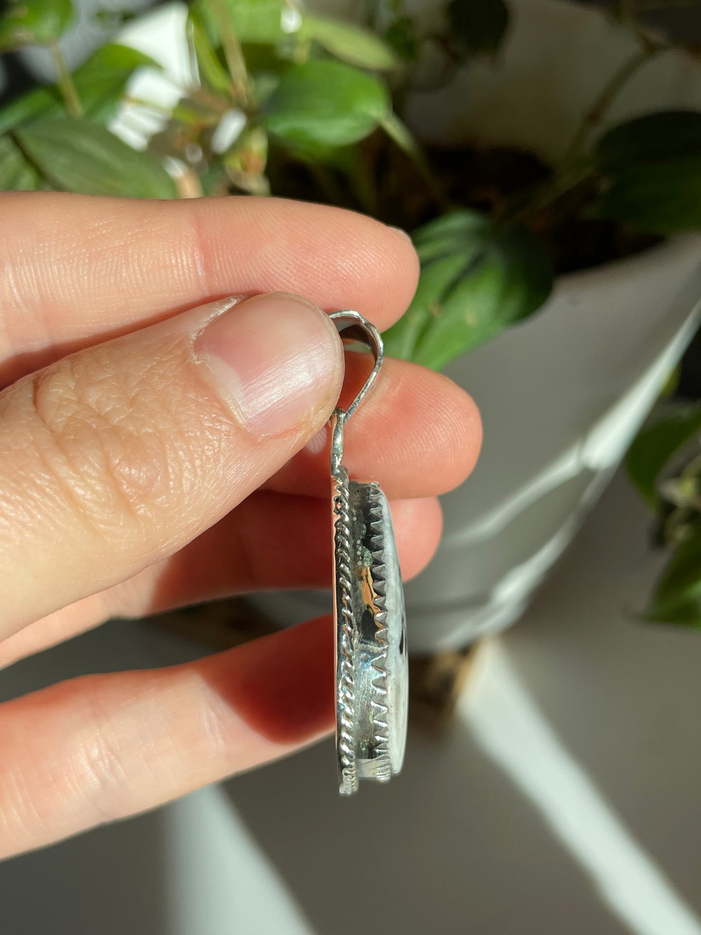 White Buffalo Pendant | Sterling Silver 925 B796