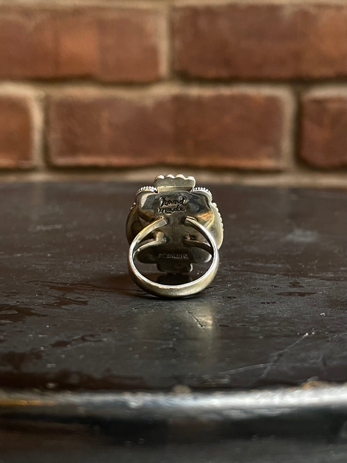 Pink Conch Ring Size 7 | 925 Sterling Silver Southwest E158