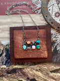 Multi-Stone Butterfly Necklace | 925 Sterling Silver D224