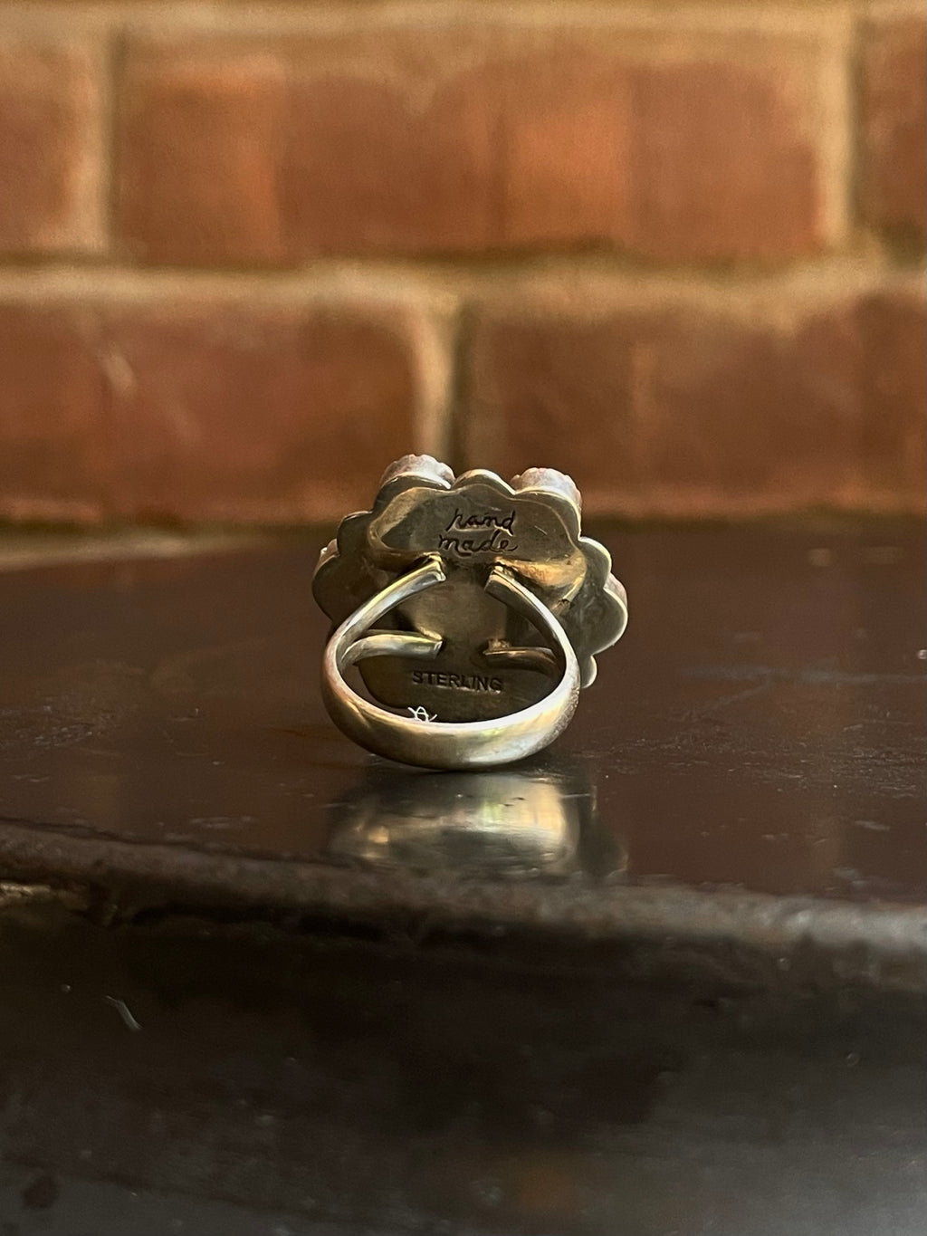 Spiny Oyster Flower Ring Size 6 | 925 Sterling Silver G545