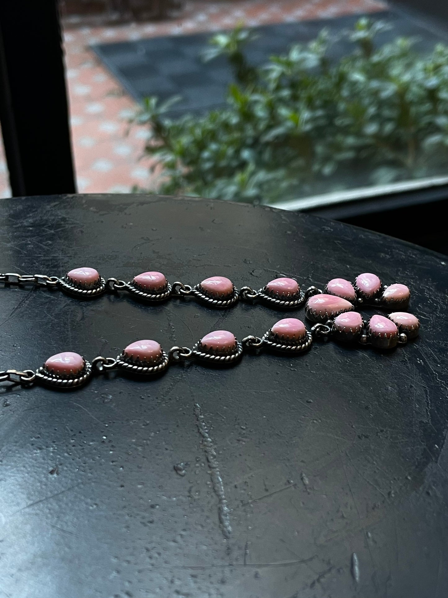 Pink Conch Naja Necklace | 925 Sterling Silver E331