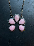 Pink Conch Naja Necklace | 925 Sterling Silver E327