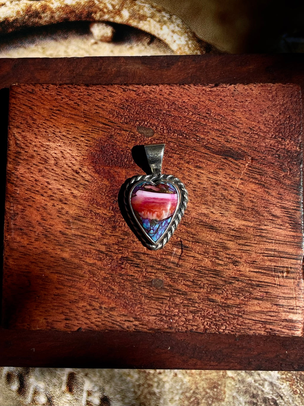 Dahlia Heart Pendant | 925 Sterling Silver | D336
