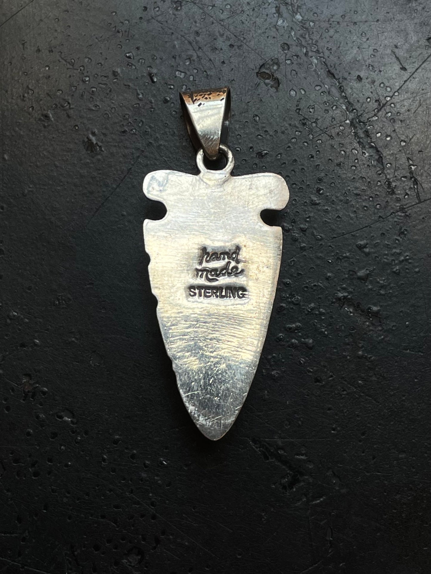 Spiny Oyster Arrowhead Pendant | Sterling Silver G437