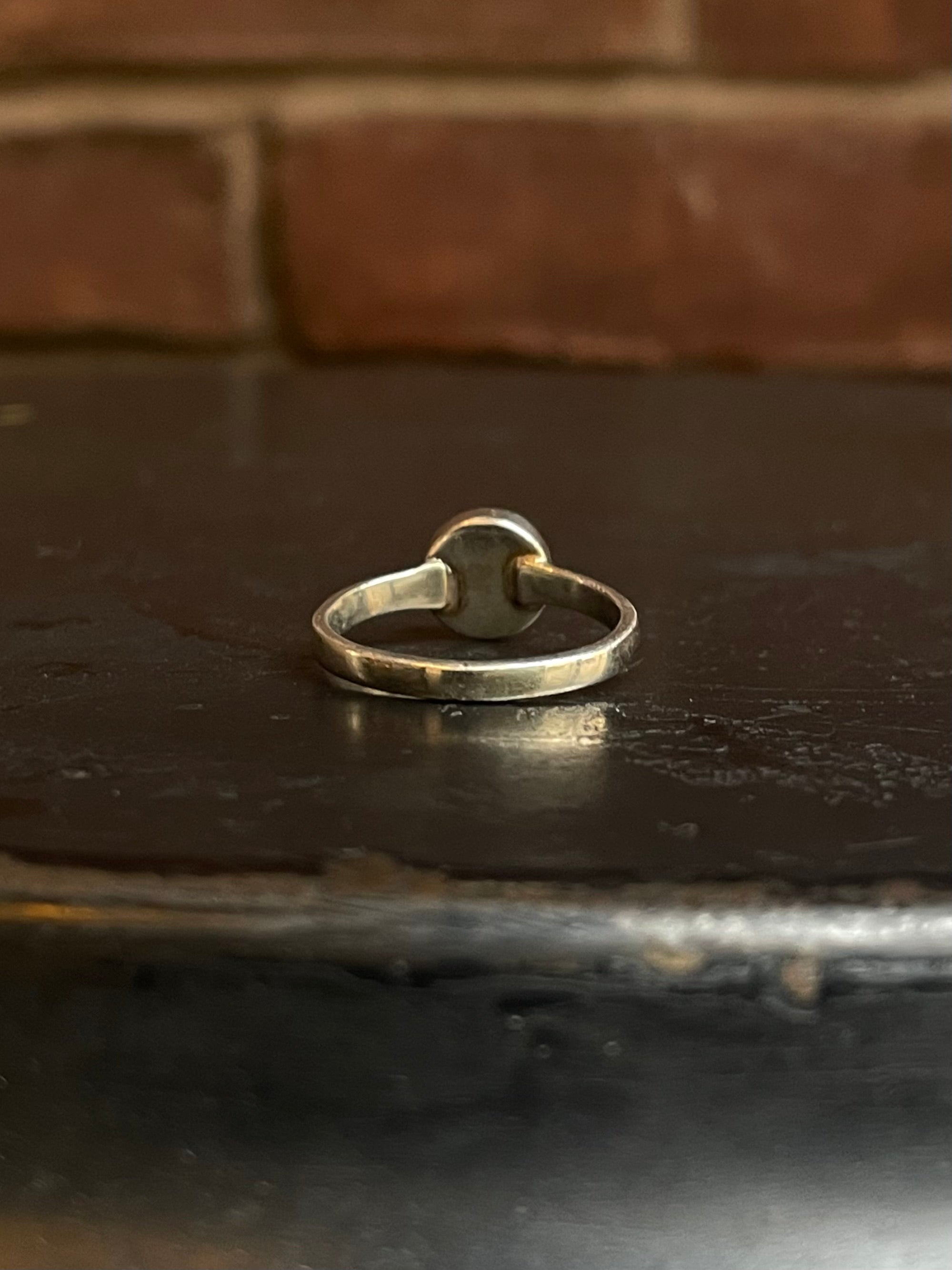 Pink Conch Ring Size 8 | 925 Sterling Silver G144