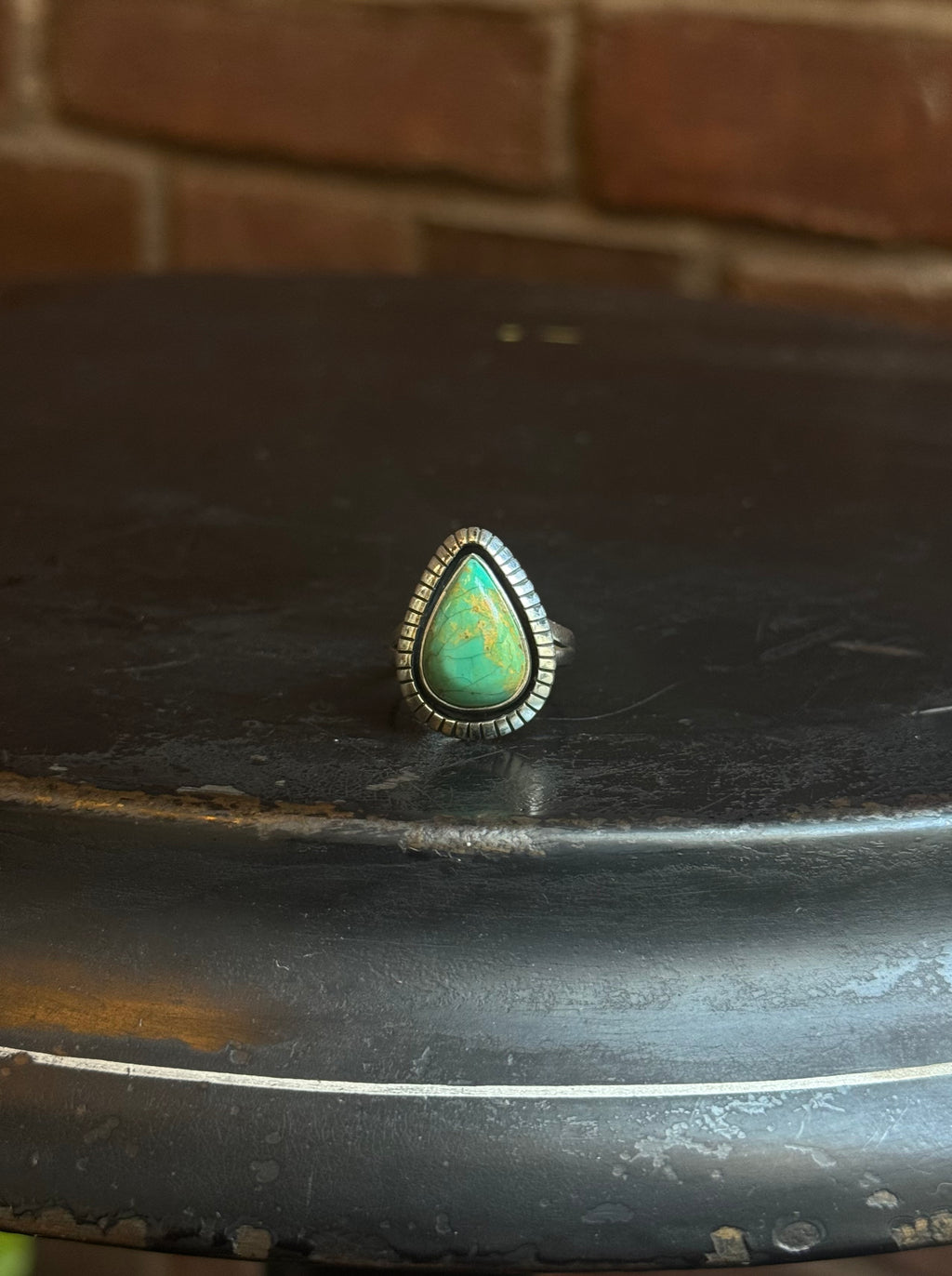 Turquoise Ring | 925 Sterling Silver | Size 7.5 C263