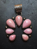 Pink Conch Naja Pendant | Sterling Silver G443