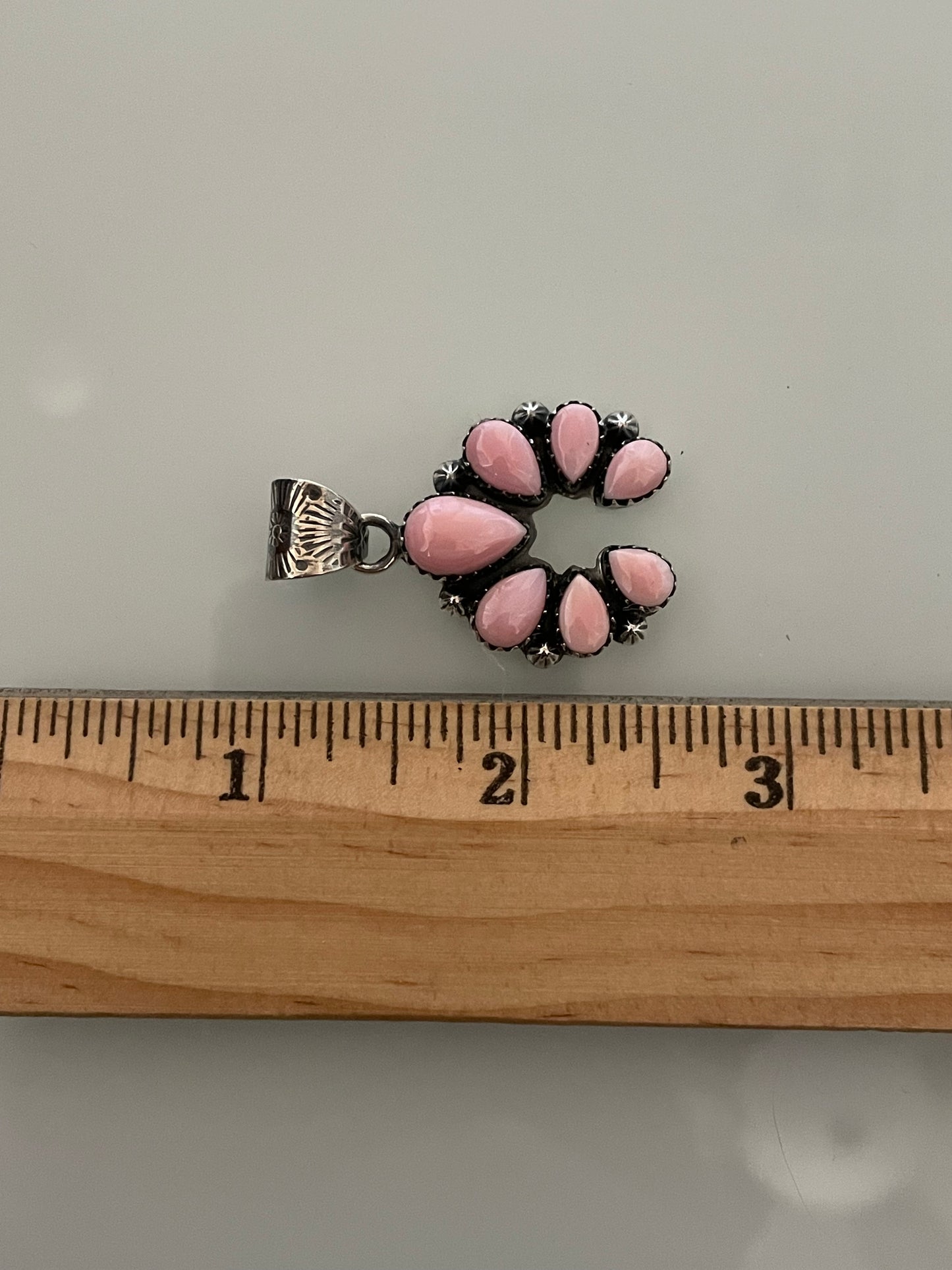 Pink Conch Naja Pendant | 925 Sterling Silver E238