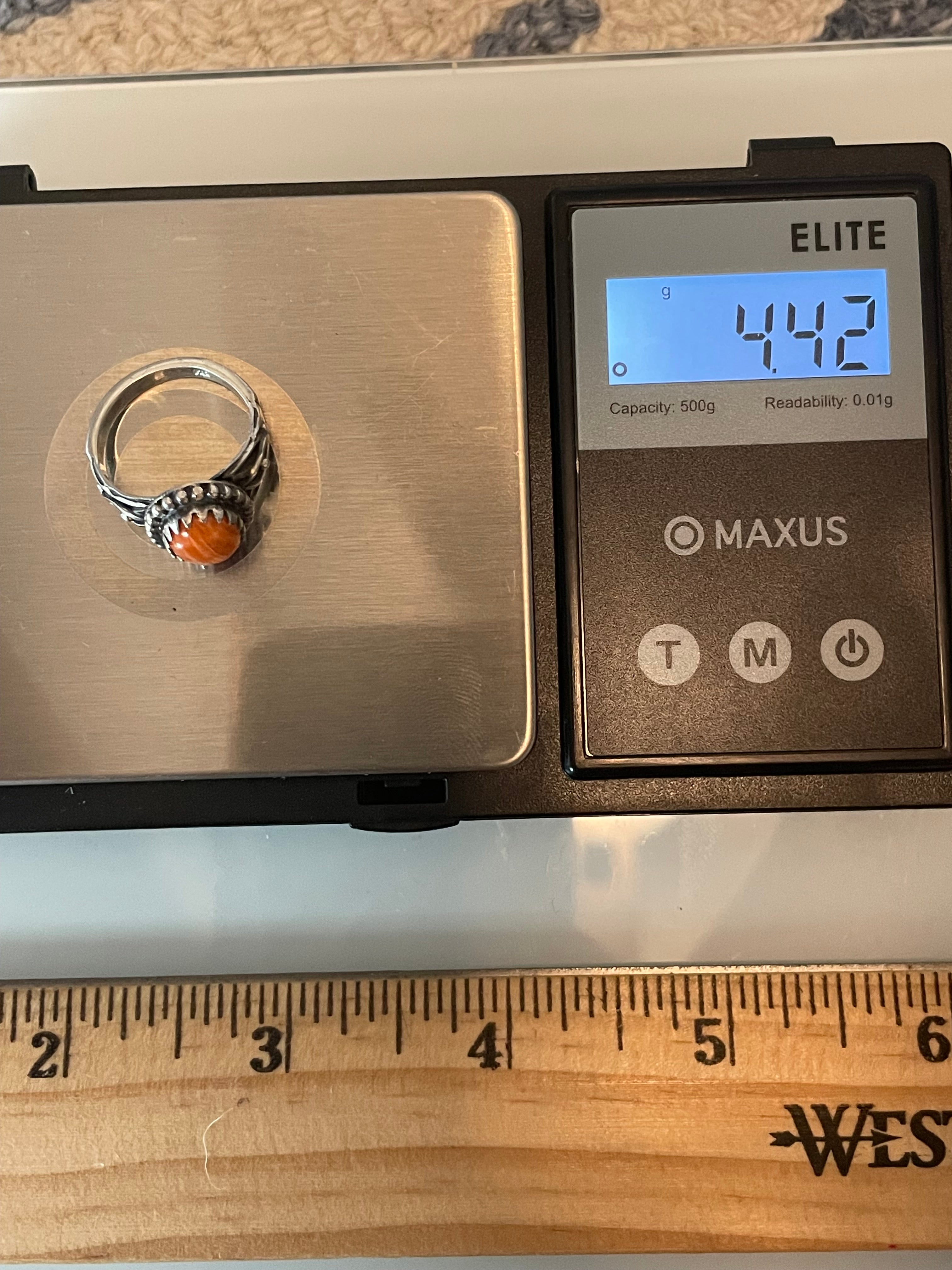 Spiny Oyster Ring Size 6 | 925 Sterling SilverG222